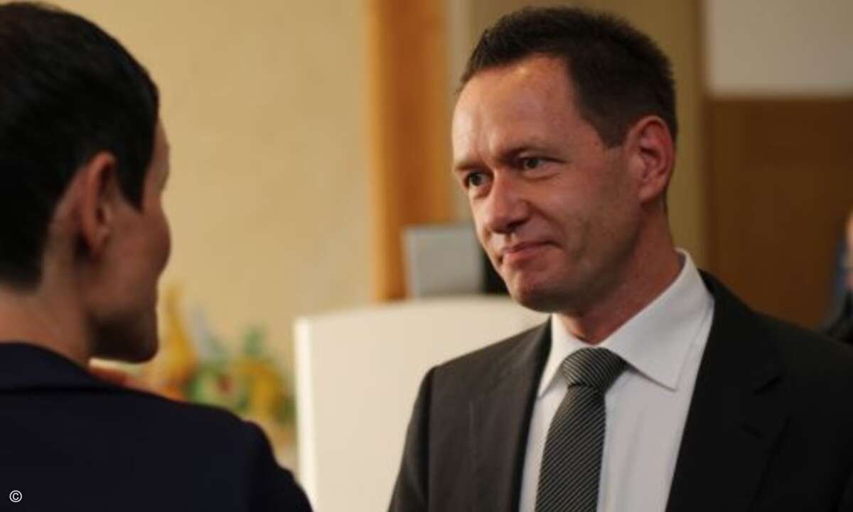 Jochen Bräunlein von bintec elmeg war extra aus dem wunderschönen Franken angereist (Foto: CRN)