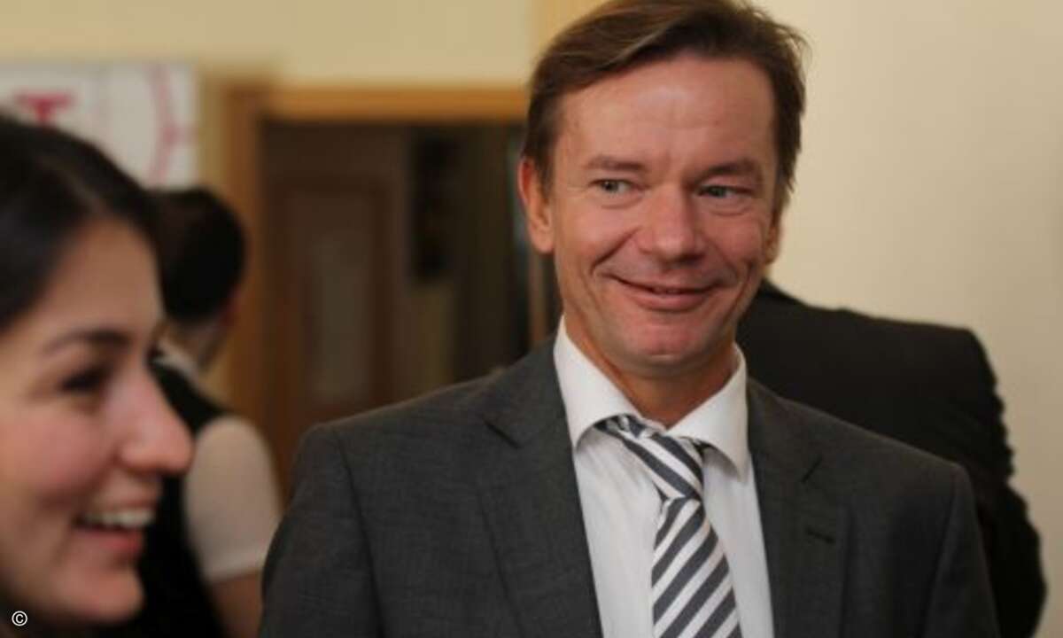 Bernhard Oertel von Shophos wusste, dass er mindestens einen Preis erhalten würde (Foto: CRN)