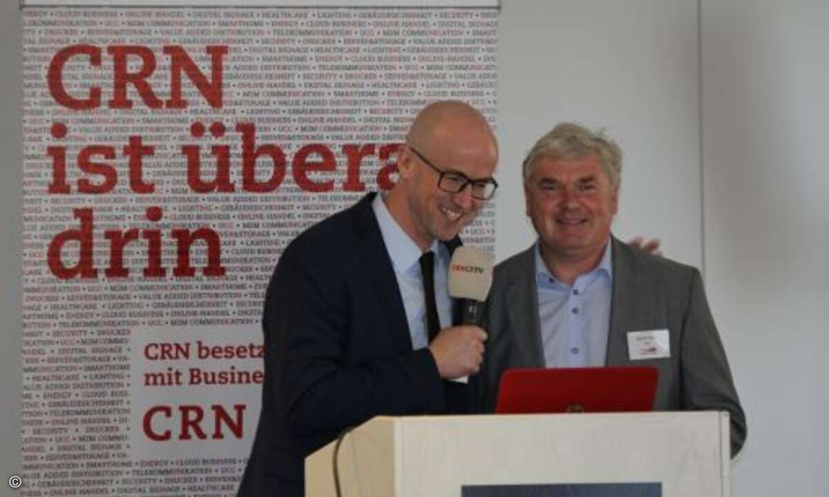 Das Vortragsprogramm wurde von Matthäus Hose und CRN-Chefredakteur Martin Fryba eröffnet (Foto: CRN)
