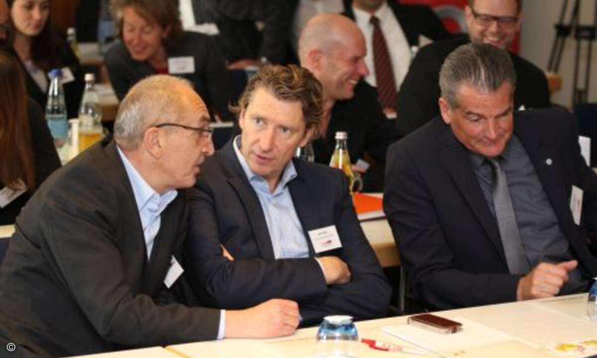 Dessen Vortrag führte zu lebhaften Diskussionen unter den Managern (Foto: CRN)
