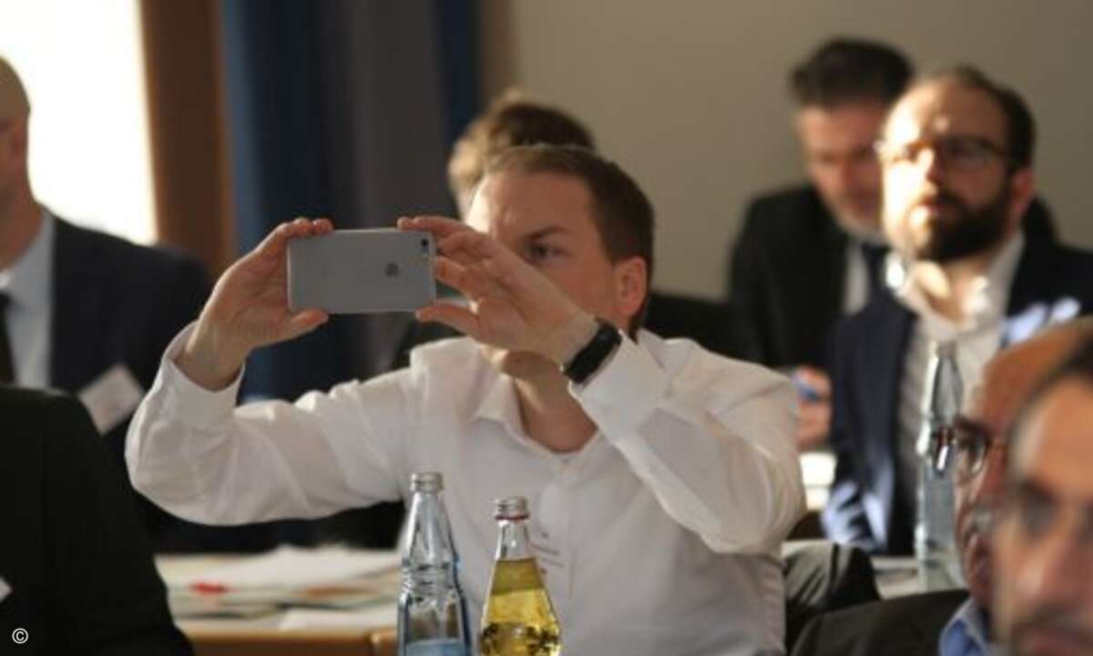 Fotos wurden ebenfalls fleißig geschossen... (Foto: CRN)