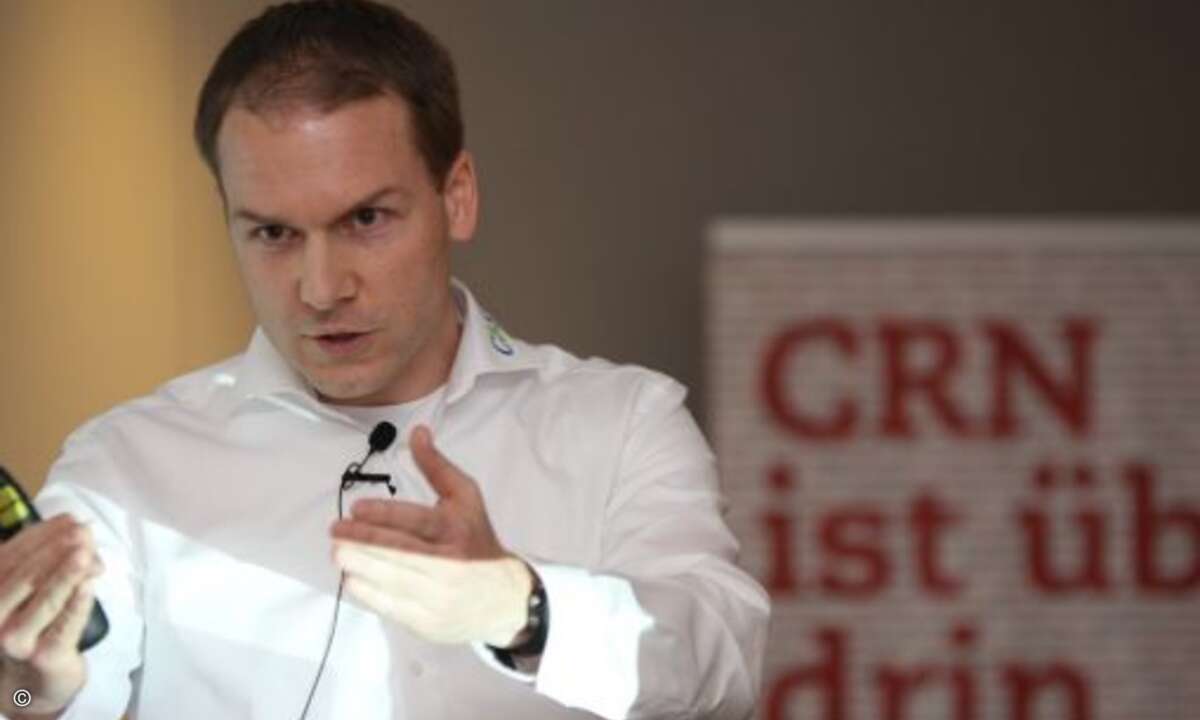 Auch Philip Semmelroth vom Systemhaus c&s aus Leverkusen widmete sich der richtigen Führung von Mitarbeitern... (Foto: CRN)