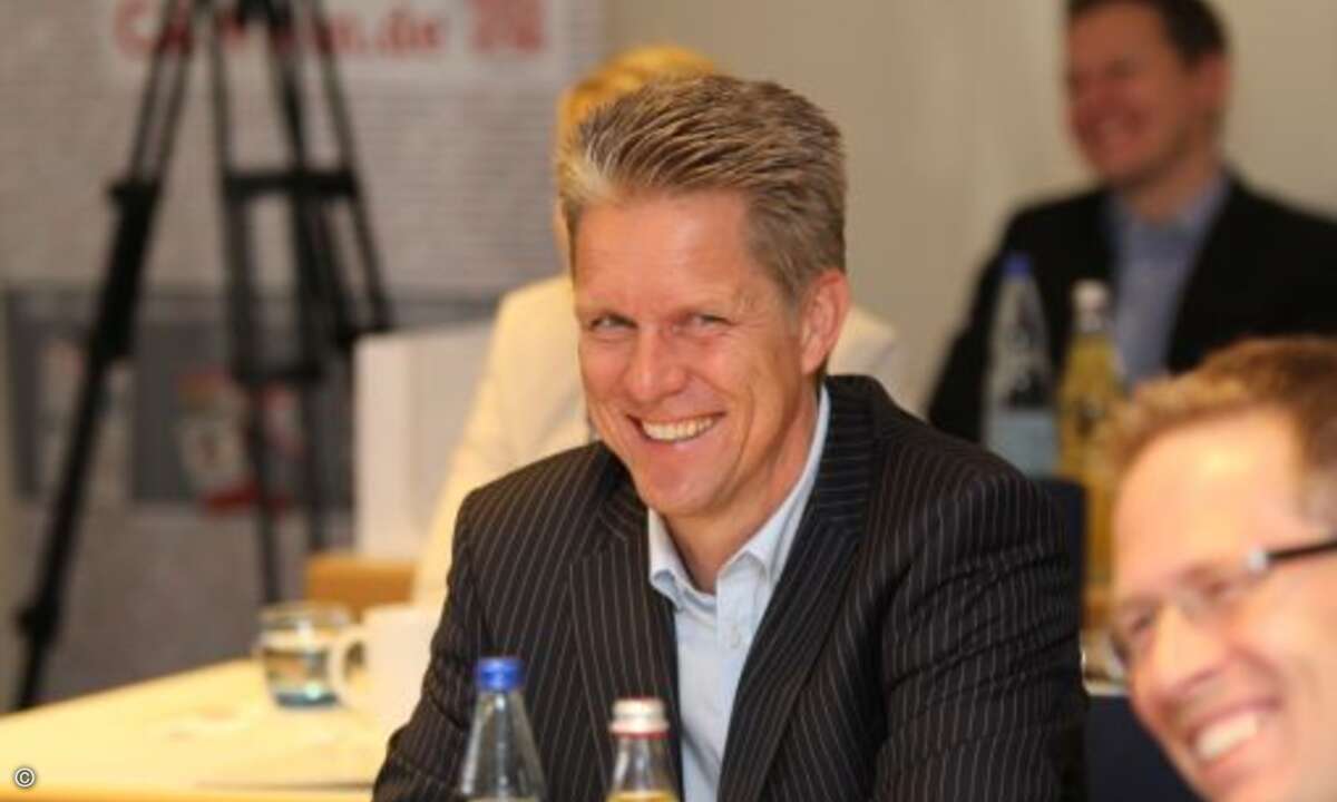 ... der mit zahlreichen Pointen...(Foto: CRN)