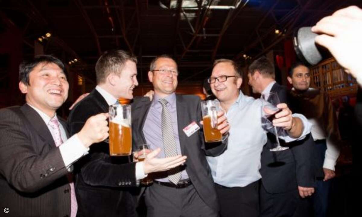 fast wie auf der richtigen Wiesn (Bild: Fujitsu)