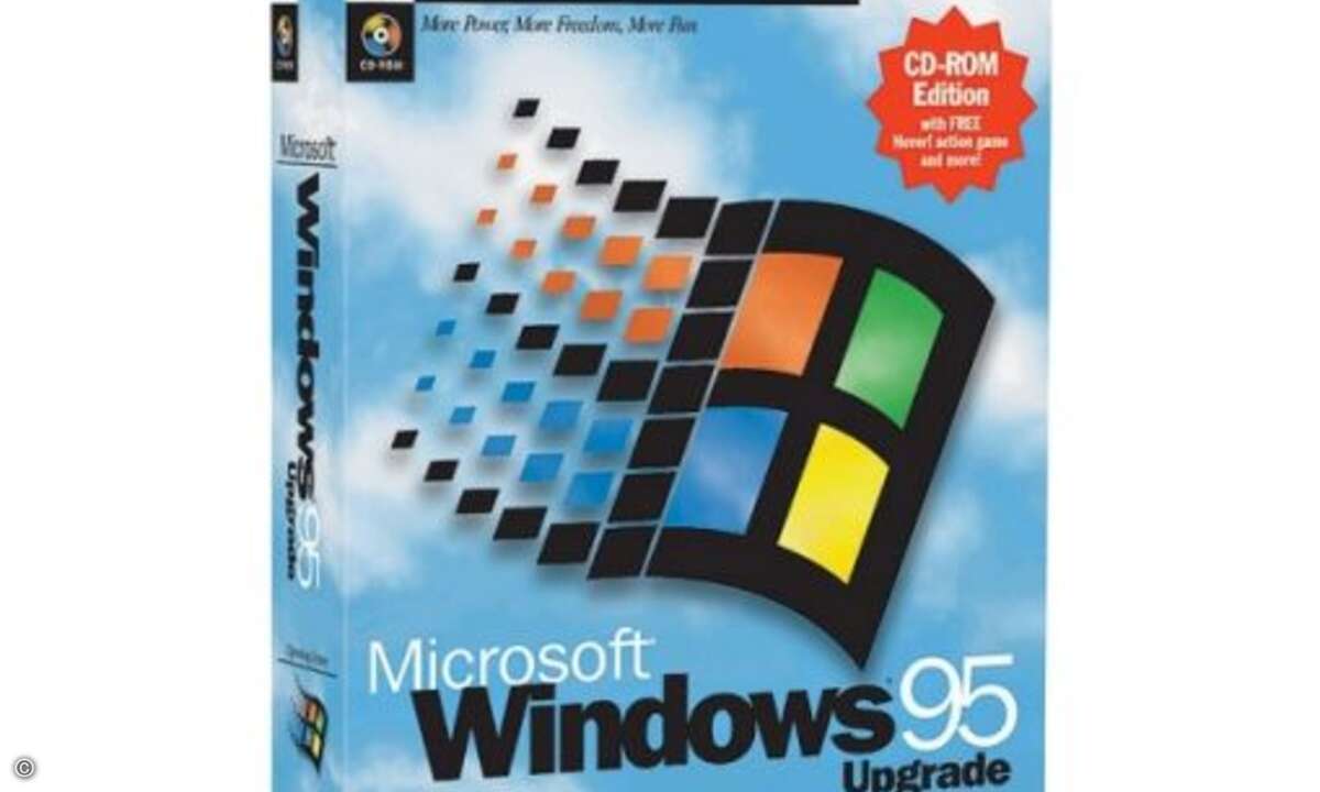 Größere optische Änderungen standen erst mit Windows 95 an (Foto: Microsoft)