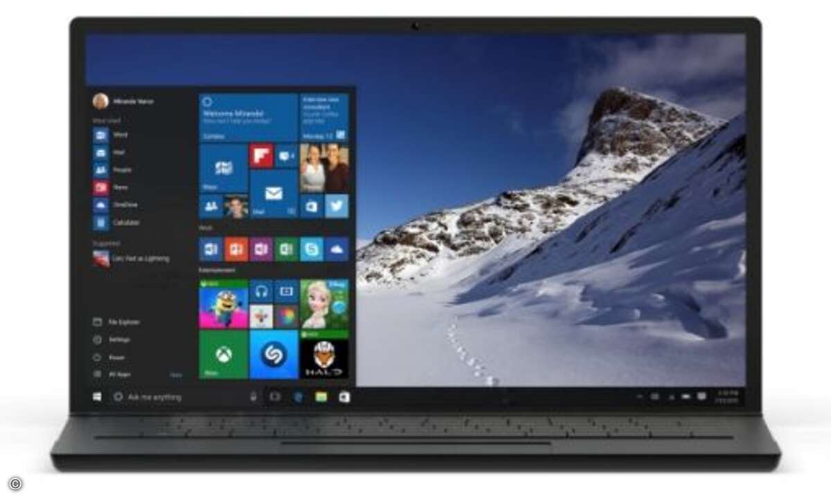 Mit Windows 10 ruderte Microsoft daher wieder zurück - das Stratmenü gab sein Comeback (Foto: Microsoft)