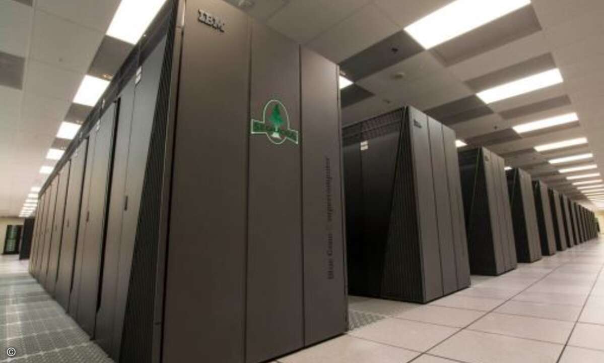 Platz 3: Sequoia 
TFLOPs (Linpack): 17.173
Prozessoren: IBM Power BQC 16C 1.60 GHz, Custom
Kerne: 1.572.864
Hersteller: IBM (BlueGene/Q)
(Foto: National Nuclear Security Administration)