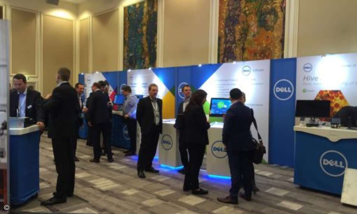Die begleitende Dell Expo zeigte die ganze Bandbreite des Dell-Portfolios (Bild: CRN)