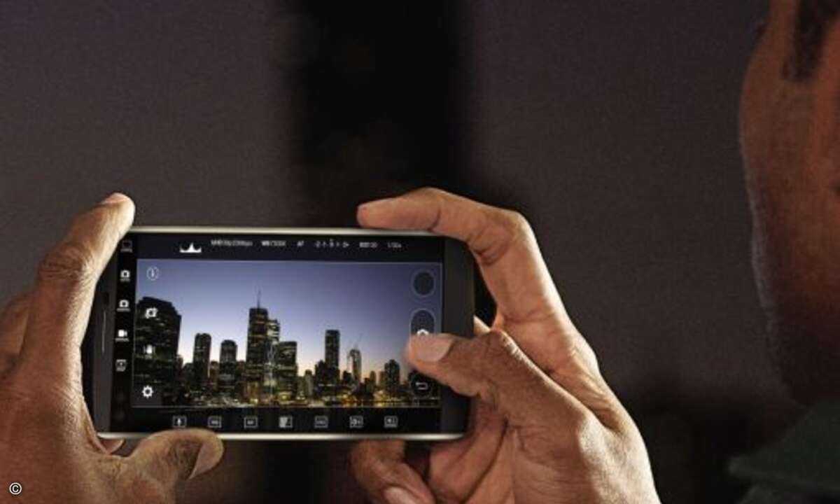 Auch einen manuellen Kameramodus hat LG integriert (Foto: LG)