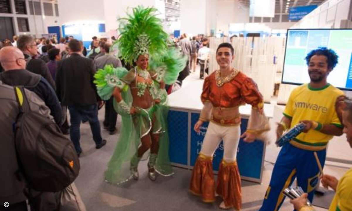 Brasilianisches Flair auf der NetApp Insight (Foto: NetApp)