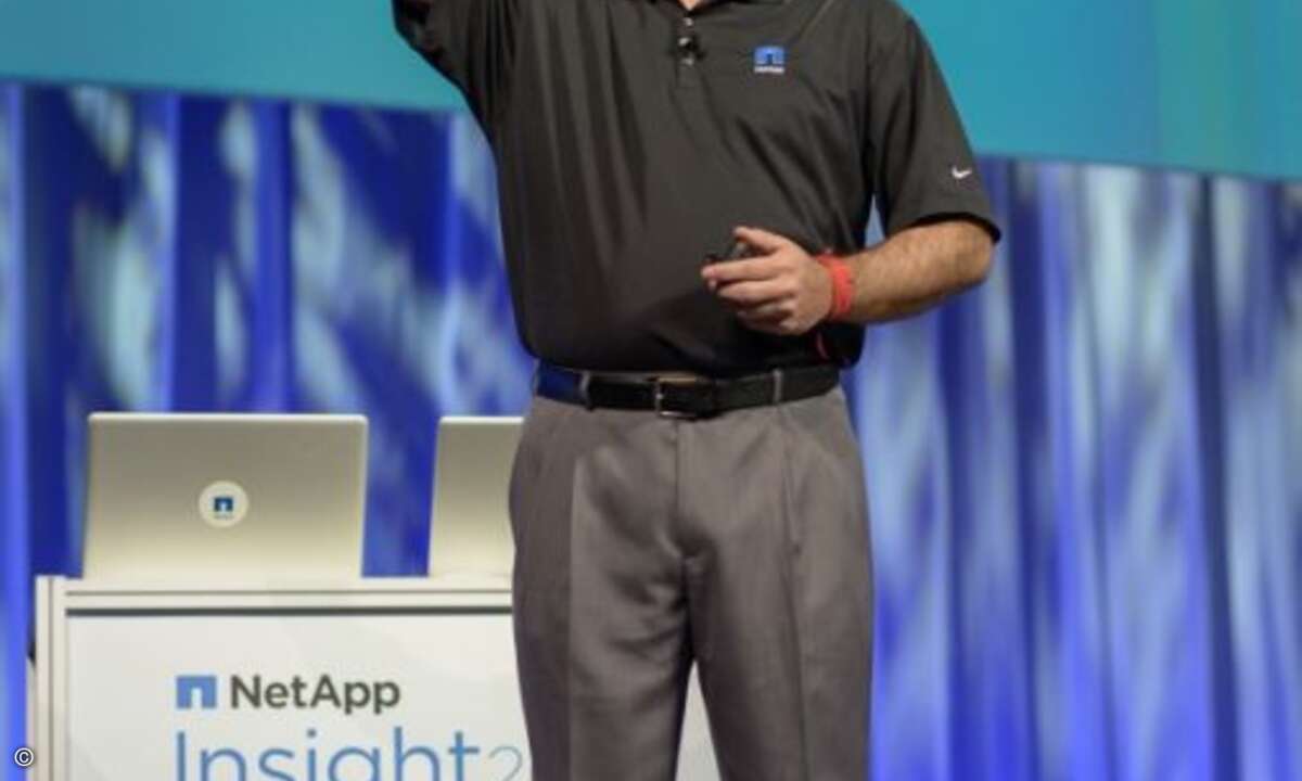 Bekam für seine Demos der NetApp-Lösungen den mit Abstand meisten Applaus: »Neto from Brazil« (Foto: NetApp)