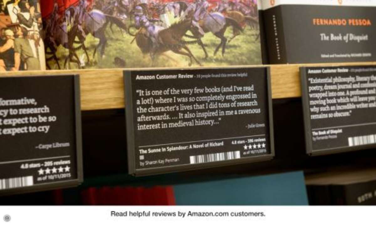 Allerdings wirbt der Online-Händler mit Kundenrezensionen (Foto: Amazon)
