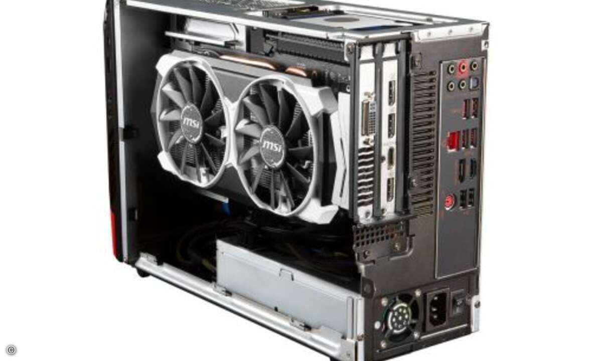 Gür die nötige Gaming-Power sorgen beim neuen »Nightblade MI2« Intels Core-Prozessoren der sechsten Generation (Bild: MSI)