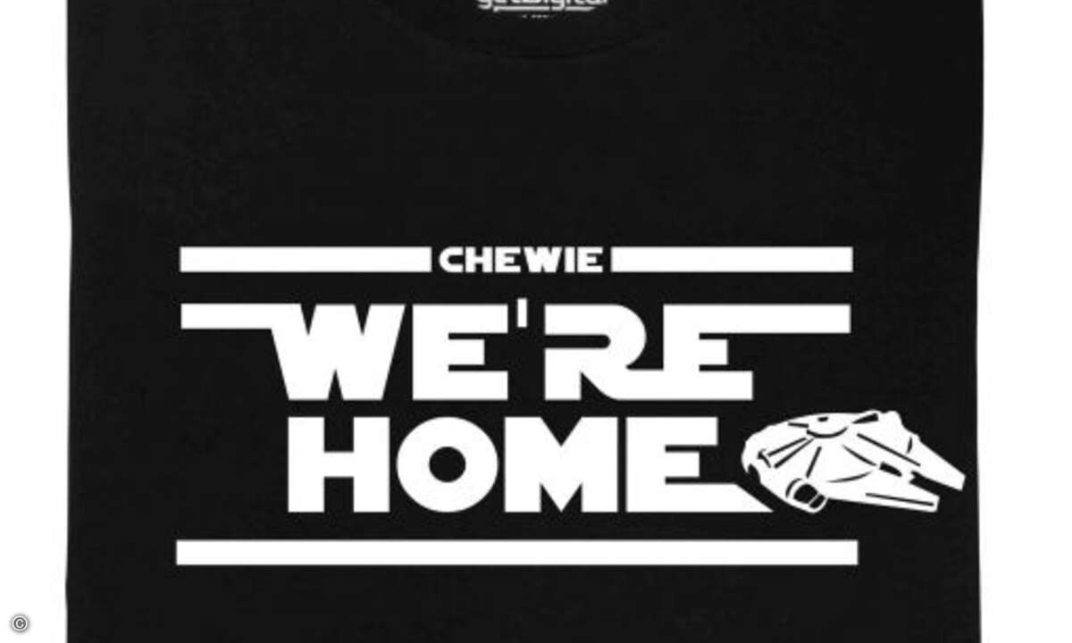 … zwei Fan-Shirts zum aktuellen Star Wars-Film … (Foto: getDigital)