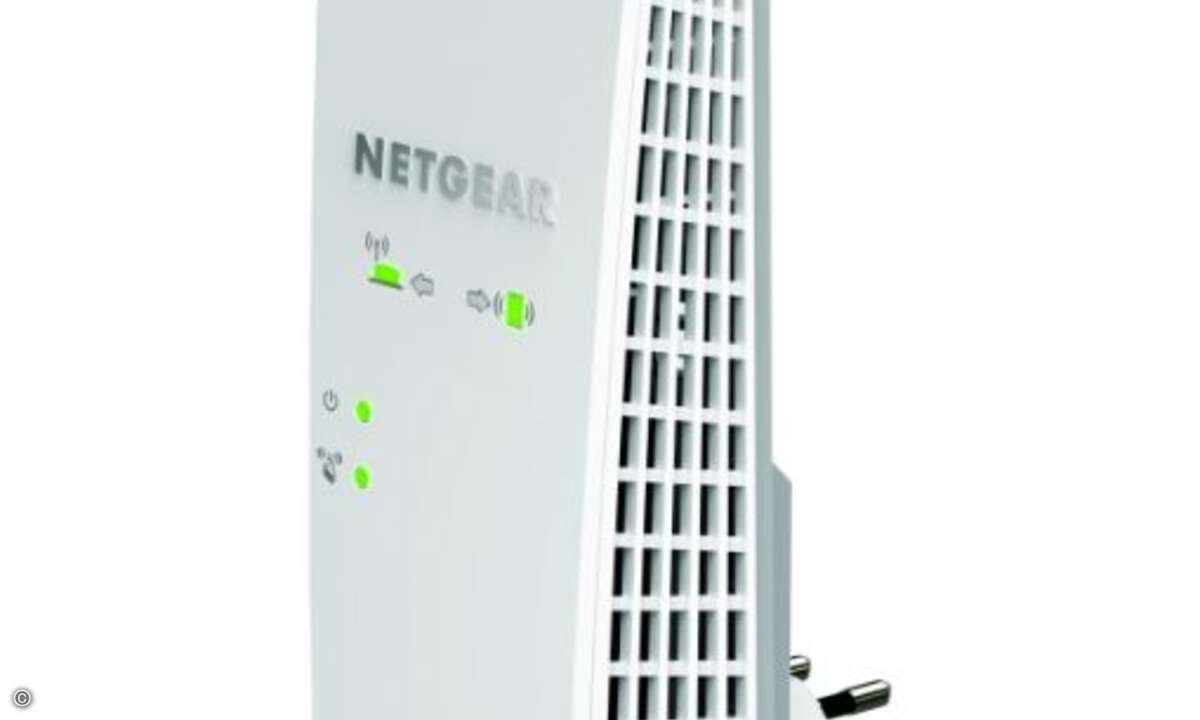 Das Gerät wird in die Steckdose gesteckt und verstärkt ein vorhandenes WLAN-Signal (Foto: Netgear)