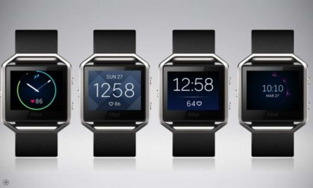 Fitbit bietet die Smartwatch Blaze mit verschiedenen Armbändern an (Foto: Fitbit)