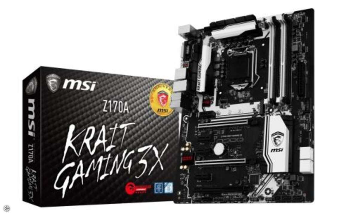 »MSI Z170A Krait Gaming 3X« gehört zu den ersten 3X Motherboards des Herstellers (Bild: MSI)
