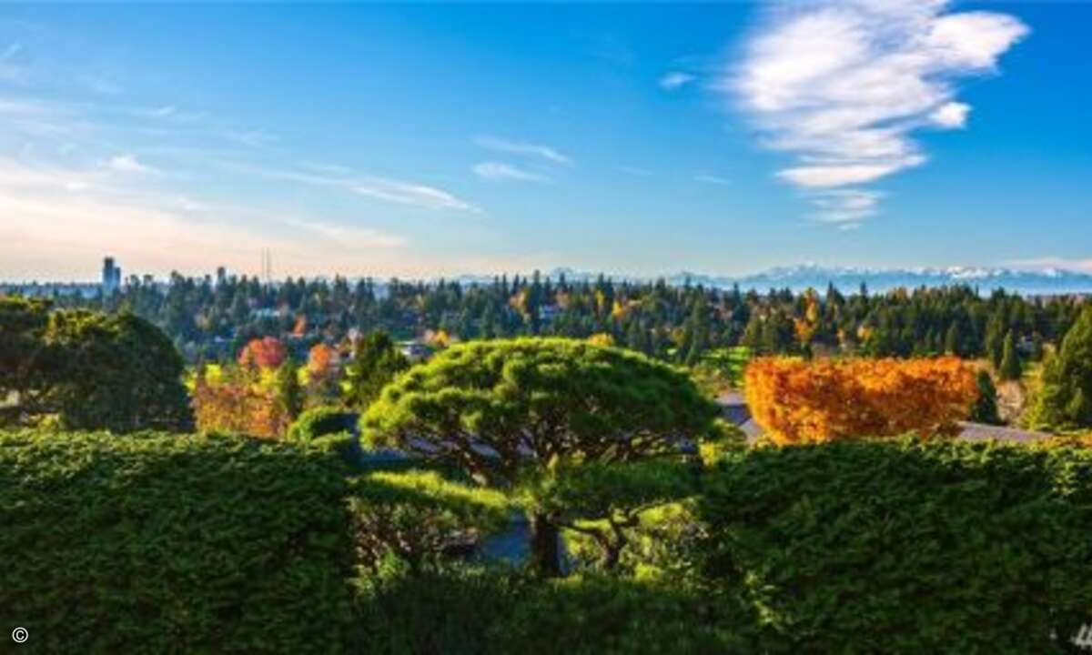 ... auf Seattle, Olympic Mountains und Lake Washington haben (Foto: NWMLS / Windermere Real Estate / Redfin)