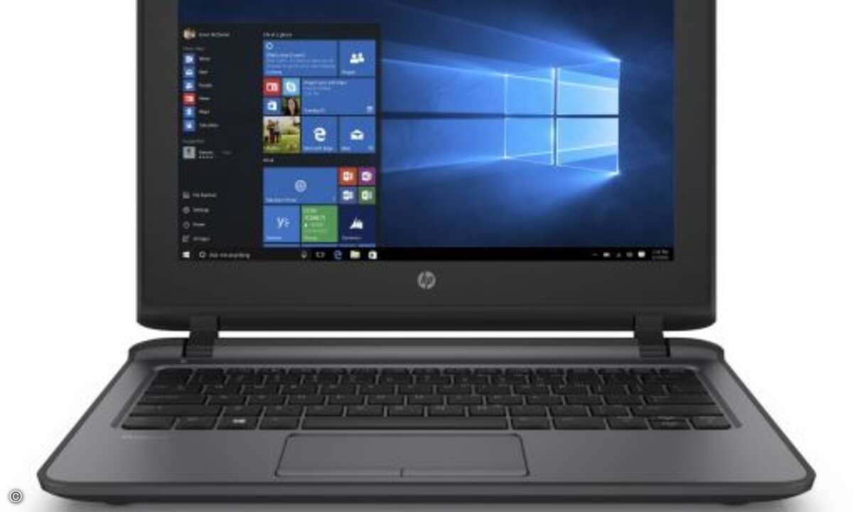 »HP ProBook 11 G2 Education Edition« ist durch eine spritzgegossene Gummiummantelung vor den Härten des Schulalltags geschützt (Foto: HP)