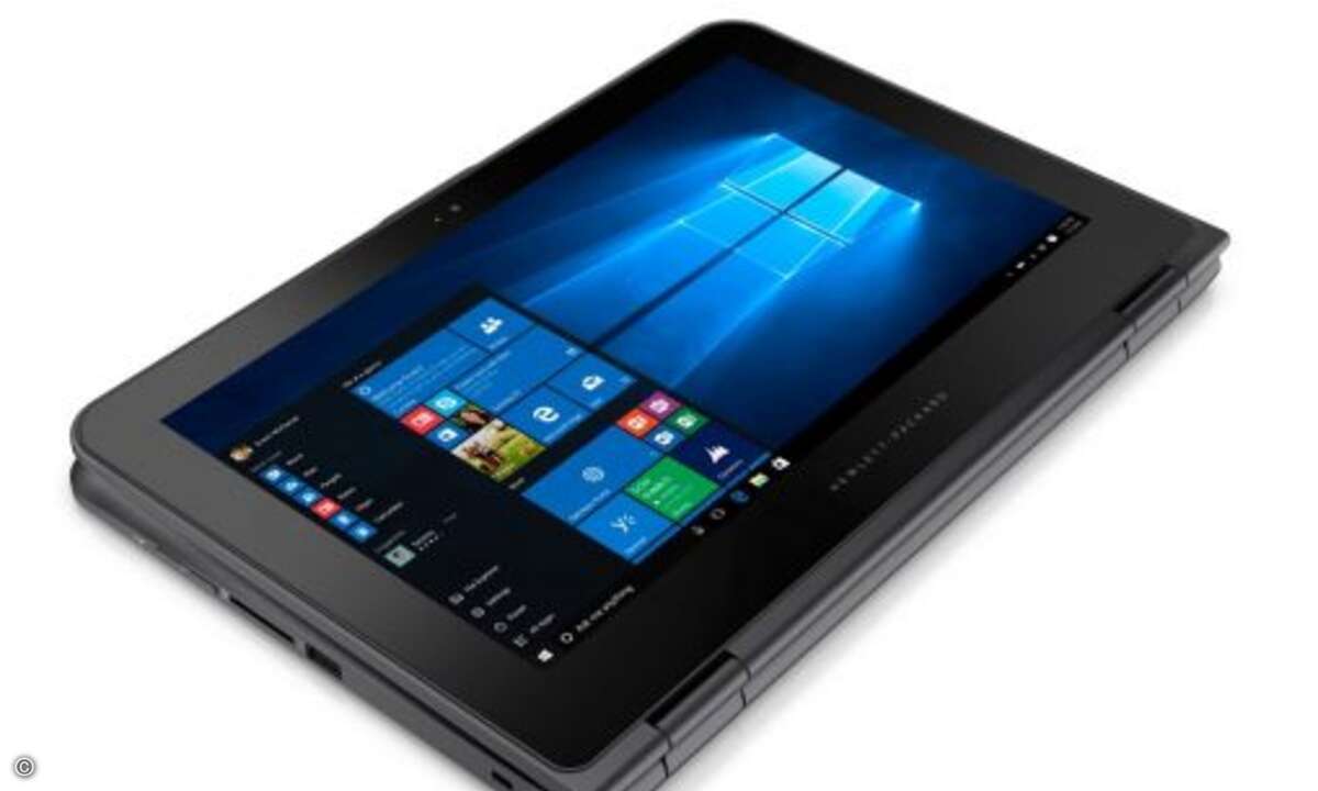 und ist unter anderem als Tablet nutzbar (Bild: HP)