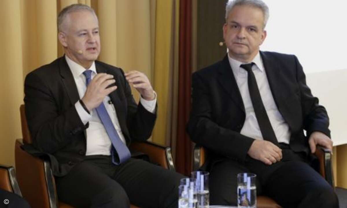 Podiumsdiskussion mit Rene Bodmer und Uwe Rehwald von Kaspersky (Foto: Kaspersky)