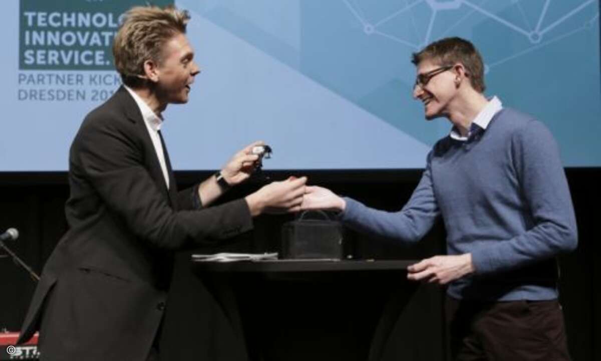 Magier Mark verzauberte nicht nur Kevin Dombrowski von Future X (Foto: Kaspersky)
