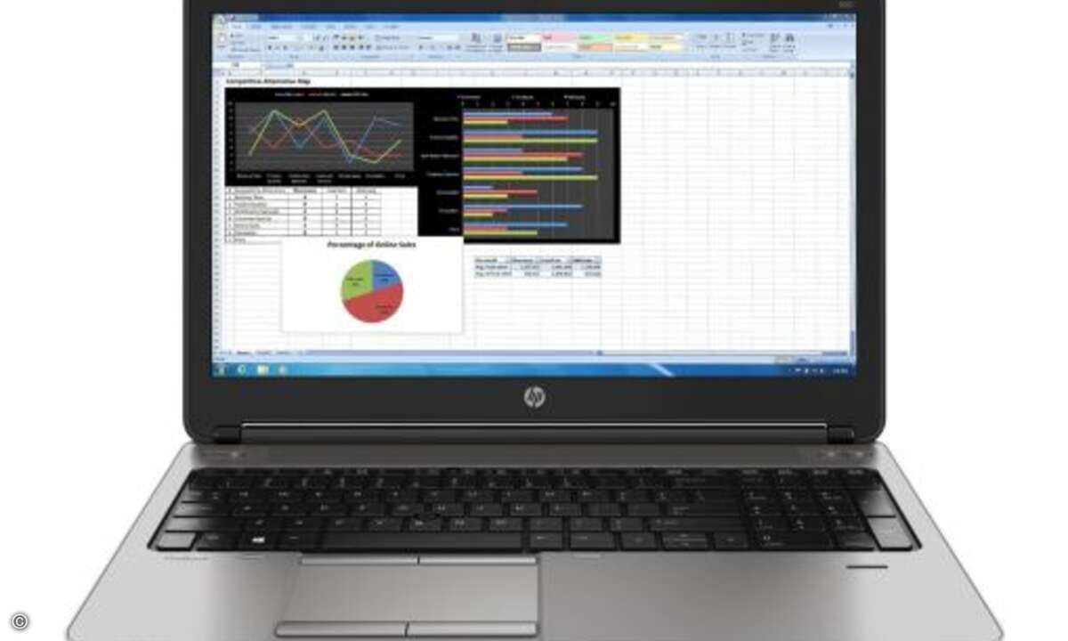 Platz 2 und 3 bei den Notebooks nimmt das ProBook 650 G-1 von HP ein. (Foto: HP)