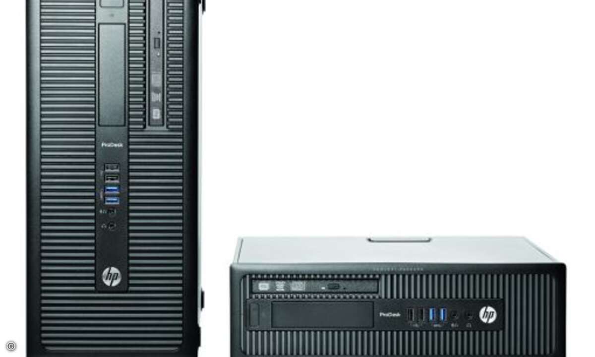 Platz 3 bei den Komplettsystemen gewinnt HP mit dem ProDesk 280 G1 und 1.529 Klicks (Foto: HP)