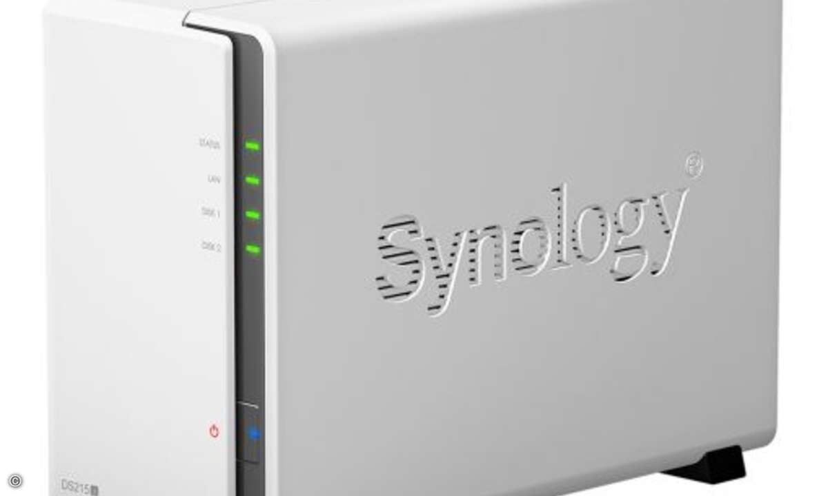 Platz 1 geht an Synology mit dem DS215J und 2.169 Klicks (Foto: Synology)