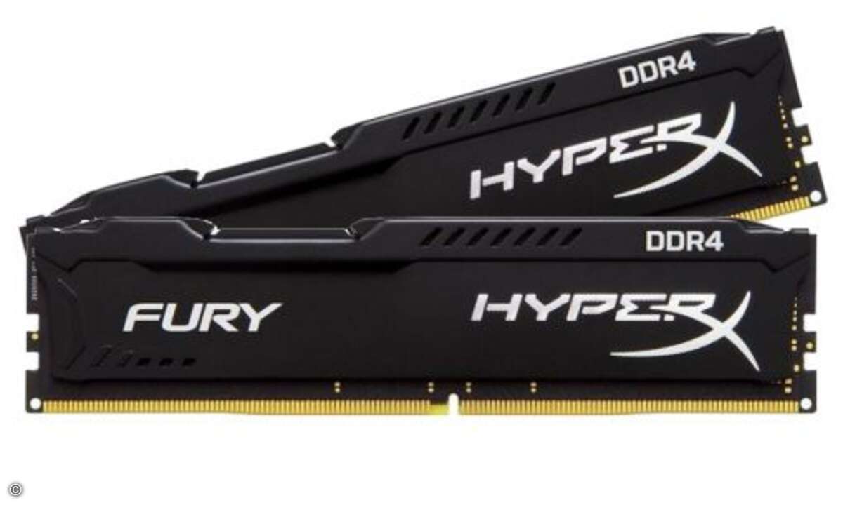 Während Hyperx mit seinem Fury DDR4 auf dem zweiten Platz mit 1.401 Klicks landet (Foto: Hyperx)