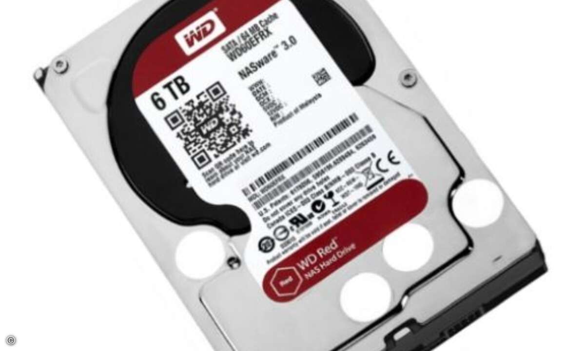 Bester Newcomer ist die WD Red Pro 6TB mit 1.645 Klicks (Foto: WD)