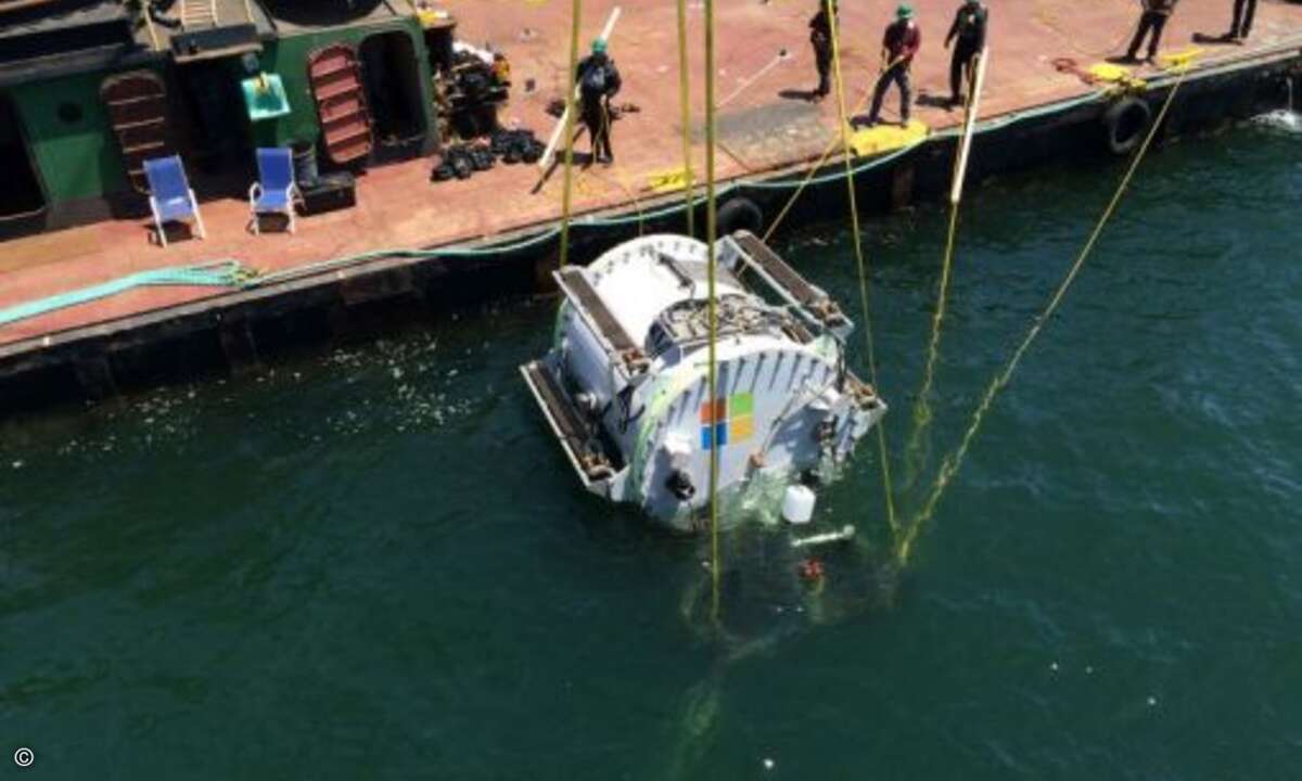 ins Wasser gelassen (Foto: Microsoft)