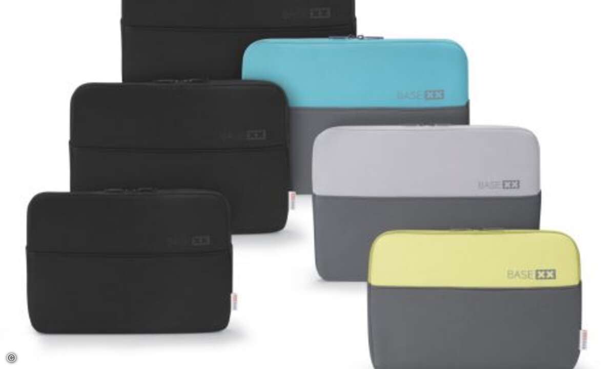 Unter seinem Subbrand »Base XX« biete Dicota ein komplettes Portfolio von Notebooktaschen, Rucksäcken und Neopren-Hüllen (Bild: Dicota)