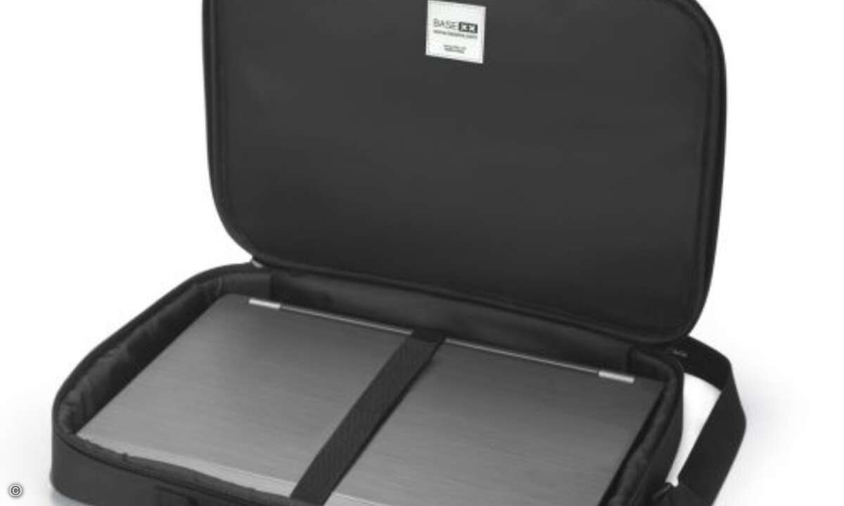 Hinter »Base XX C« verbergen sich Clamshell-Bags für Notebooks von 14 bis 17,3 Zoll (Bild: Dicota)