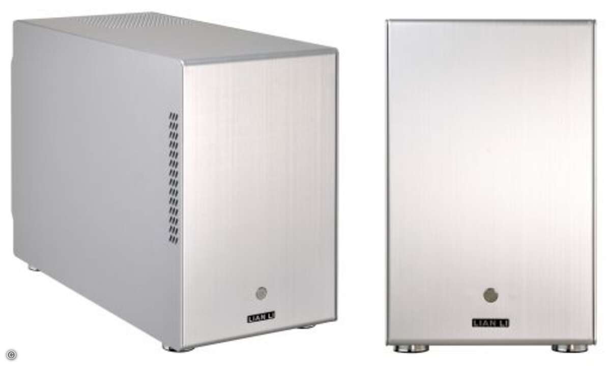 Der PC-M25 von Lian Li ist in Silber und... (Foto: Lian Li)