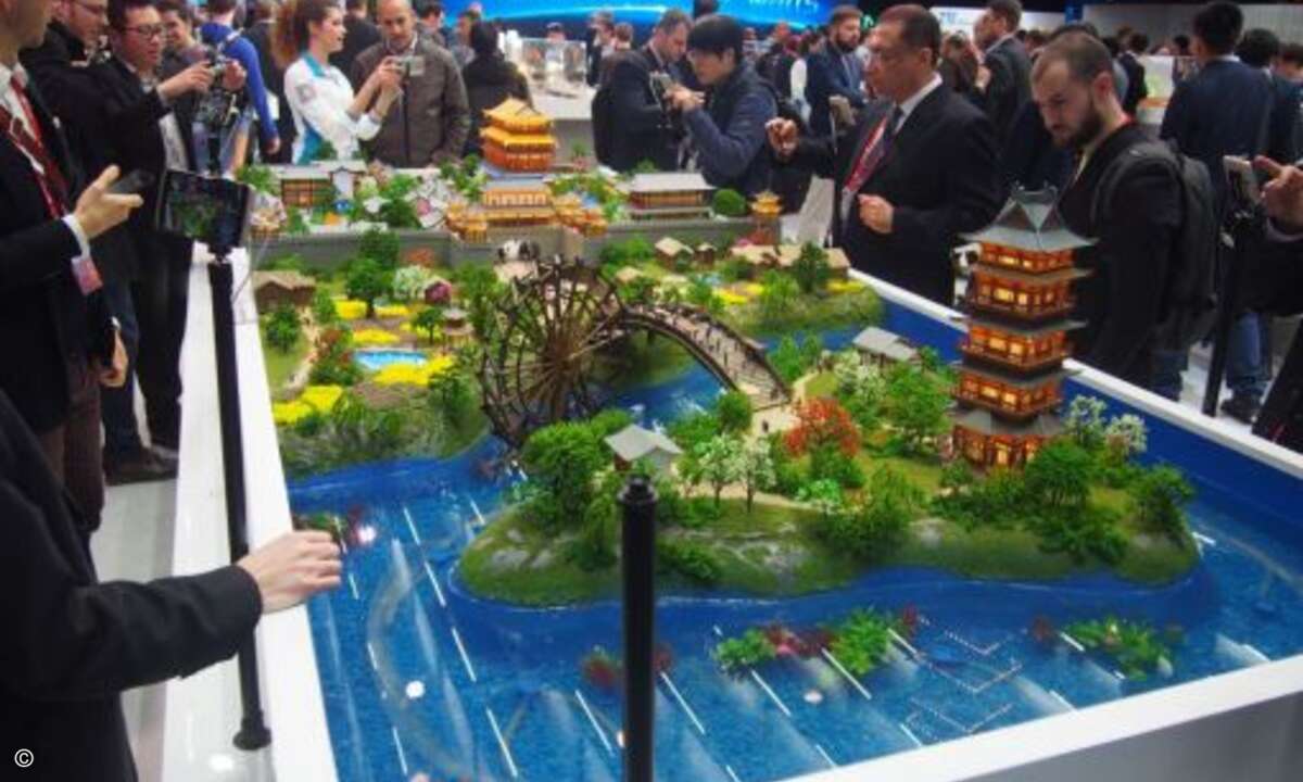 Der Nachbau einer chinesischen Stadt ... (Foto: CRN)