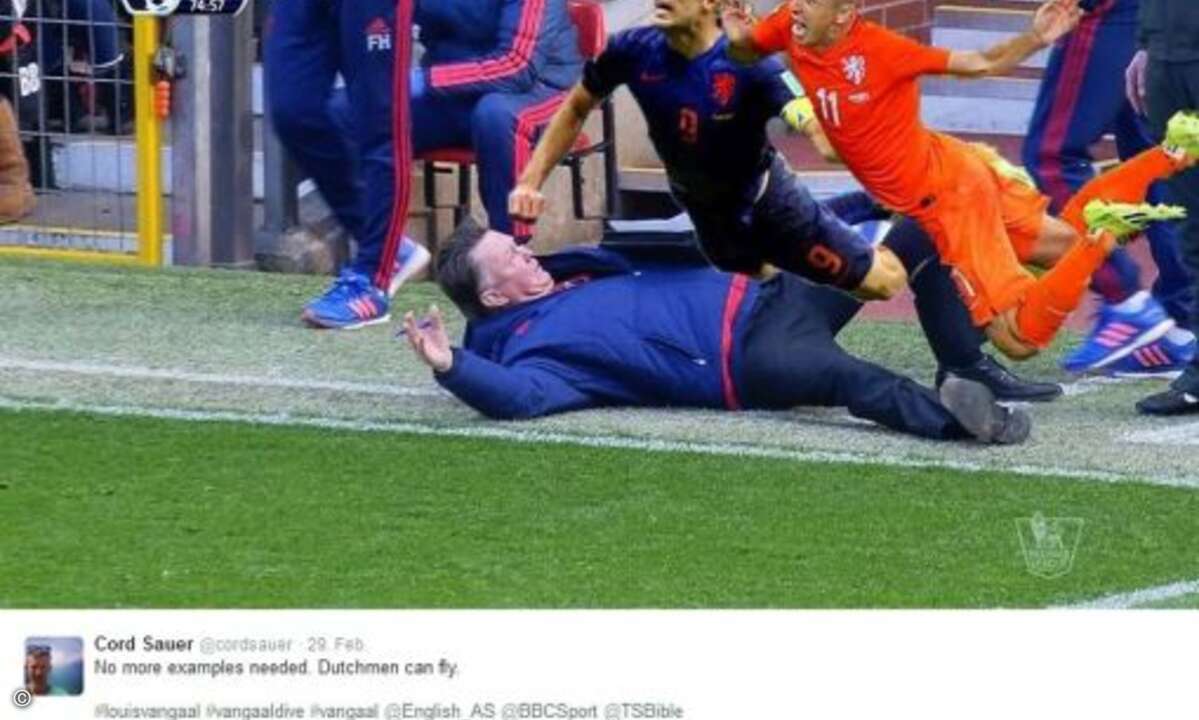 Holländer unter sich (Foto: Twitter.com)
