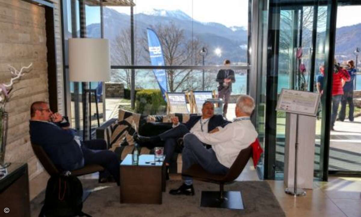 Entspannter Erfahrungsaustausch zwischen den Vorträgen (Foto: SEP)
