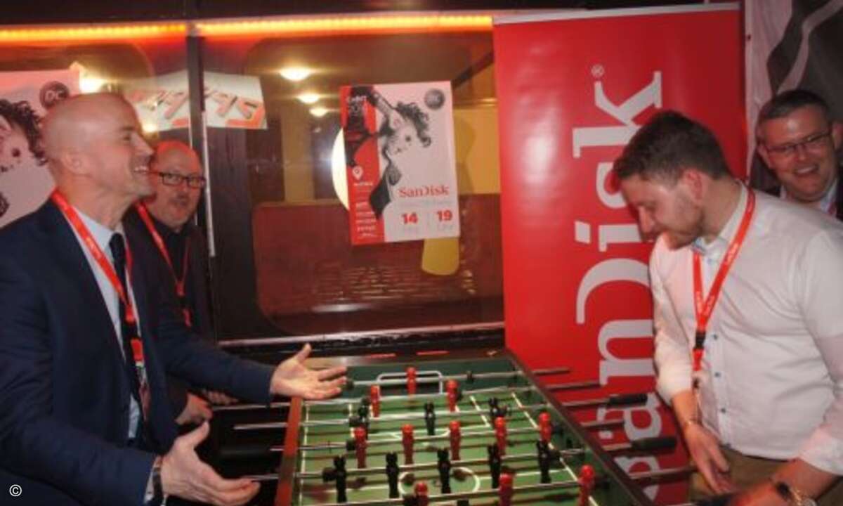 Beim Kicker wurden Emotionen freigesetzt (Foto: CRN)