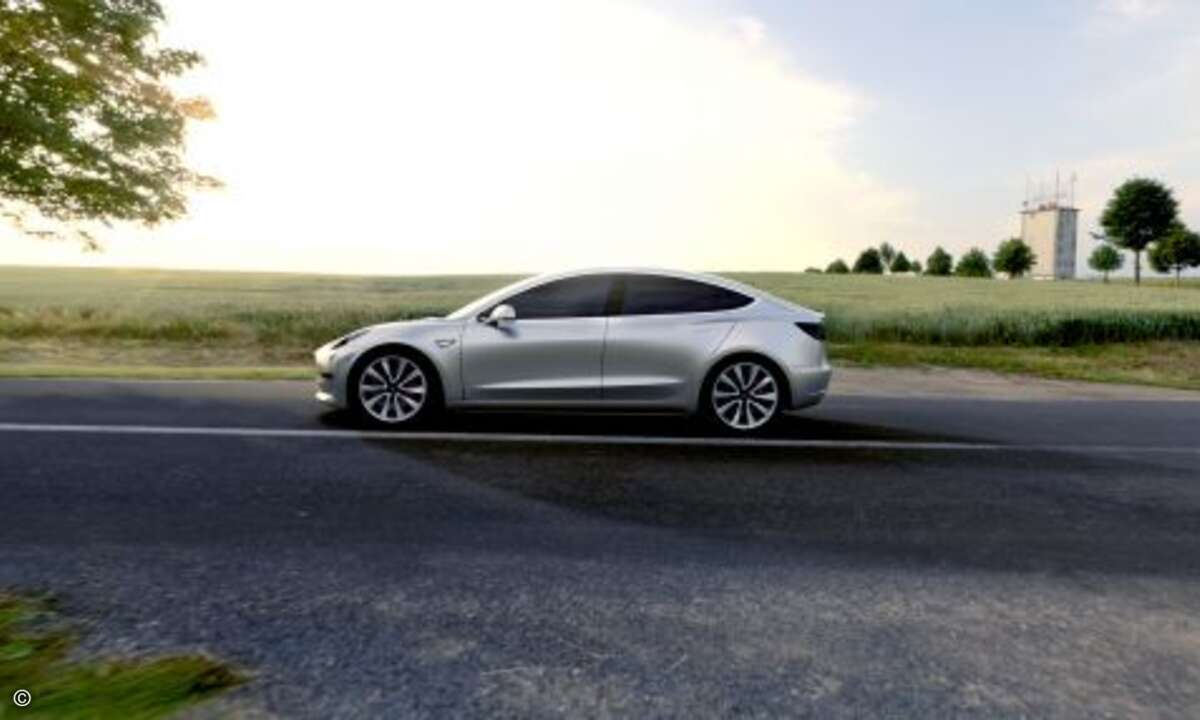 345 Kilometer Reichweite und eine Beschleunigung von Null auf 100 in sechs Sekunden dürften die wichtigsten Eckdaten für Interessenten sein (Foto: Tesla)