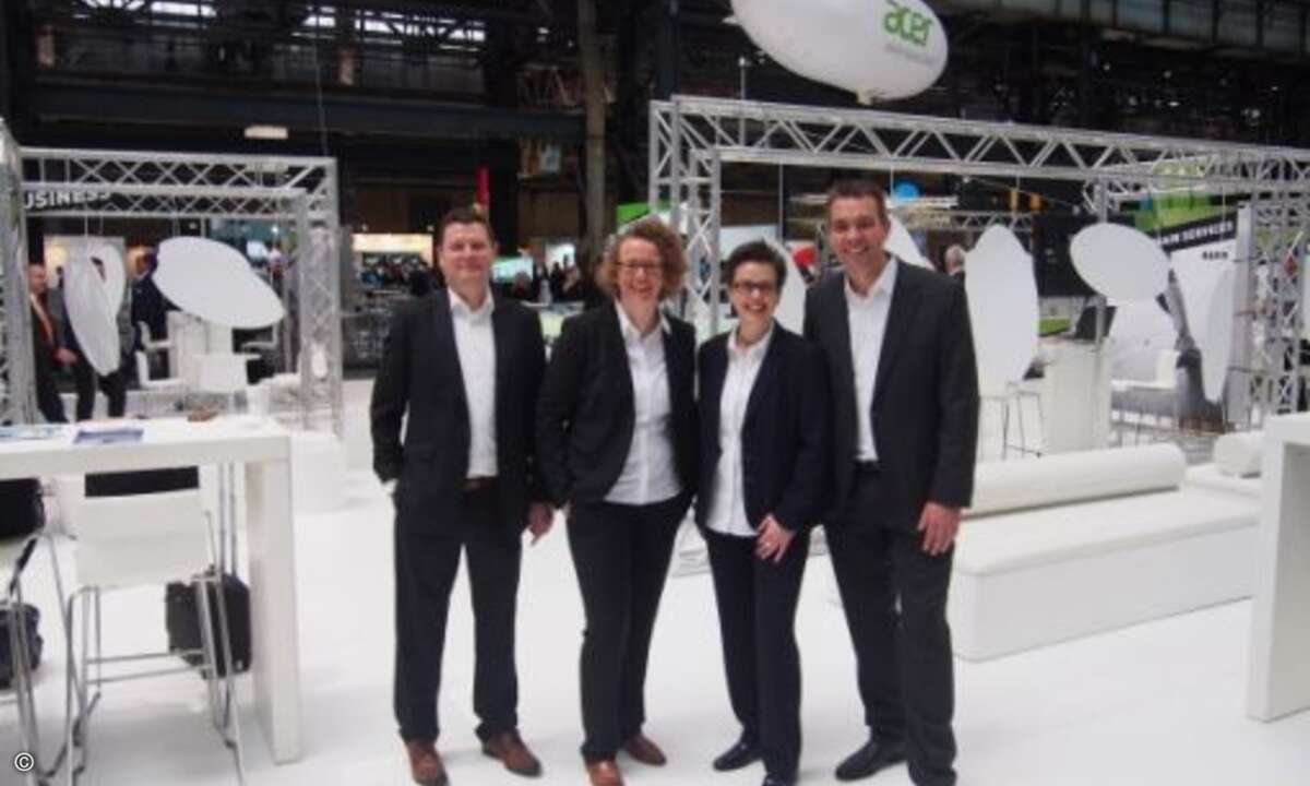 Das neu formierte Management: (v. links) Reiner Schwitzki, Simone Blome, Sylke Robrecht und Christoph Dietz (Bild: CRN)