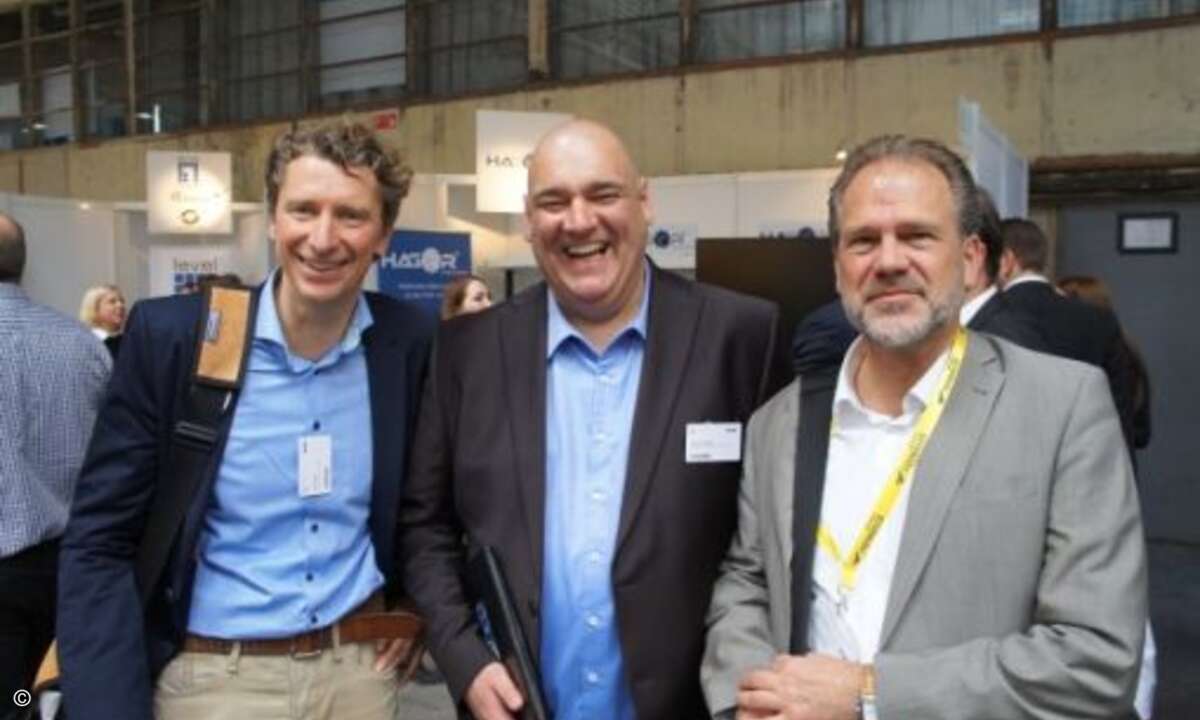 Ralf Riba (Riba Businesstalk), Oliver Gorges (COP) und Peter Silberhorn (Silberhorn Consulting) (Bild: CRN)