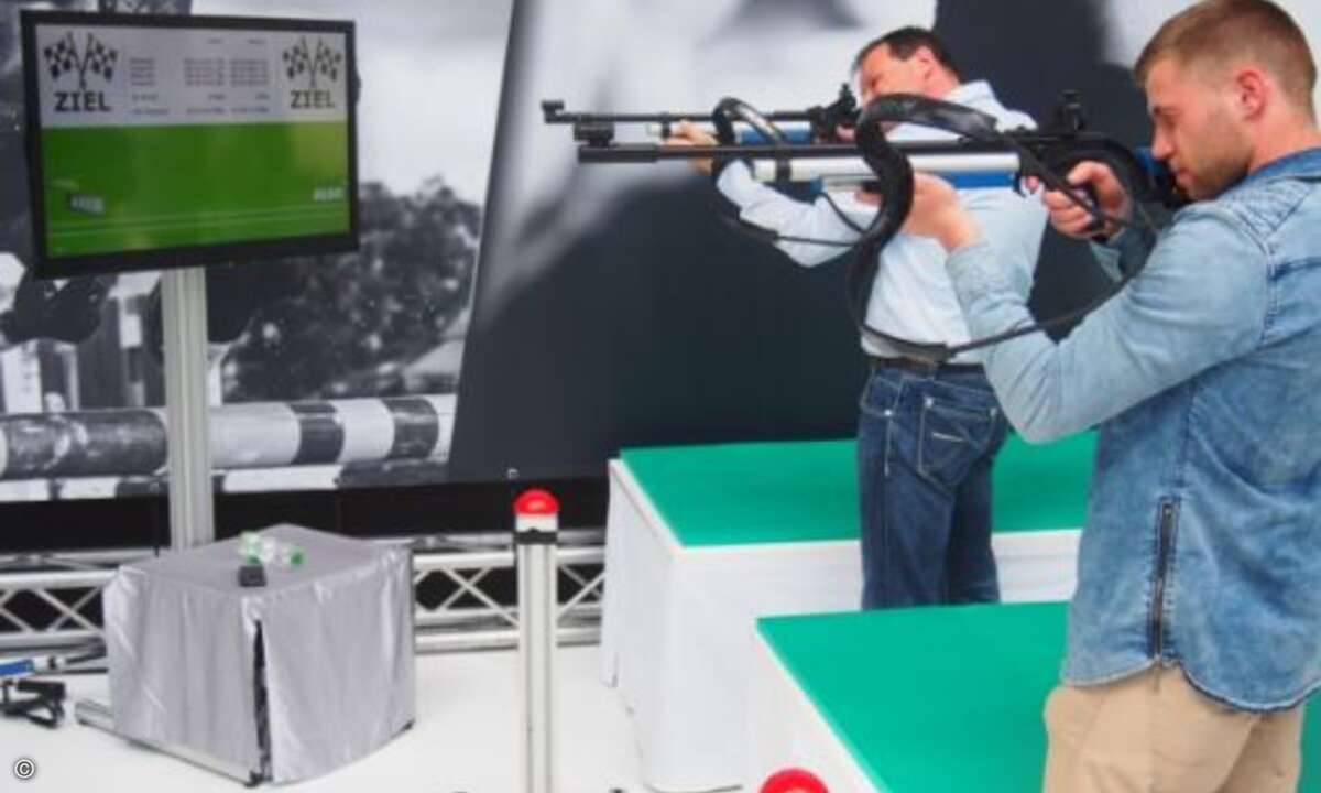 Friedliches Scheibenschießen im Also-Bereich (Bild: CRN)