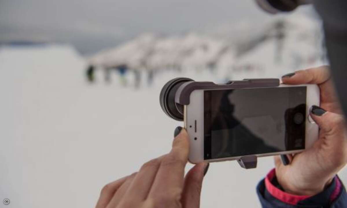 Beim Foto-Action Workshop gab es auch Tipps für Smartphone-Fotografen (Foto: SanDisk / Marcel Lämmerhirt)
