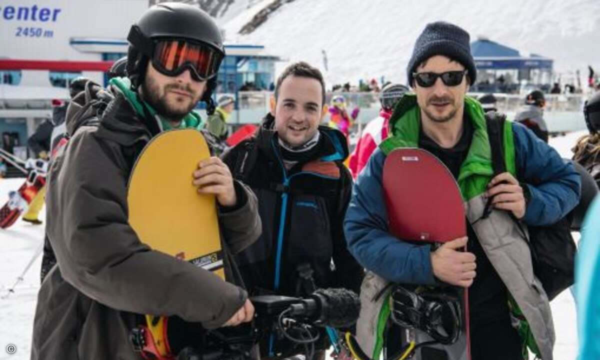 Das SanDisk Extreme Team sorgte für perfekte Aufnahmen, auf und neben der Piste (Foto: SanDisk / Marcel Lämmerhirt)