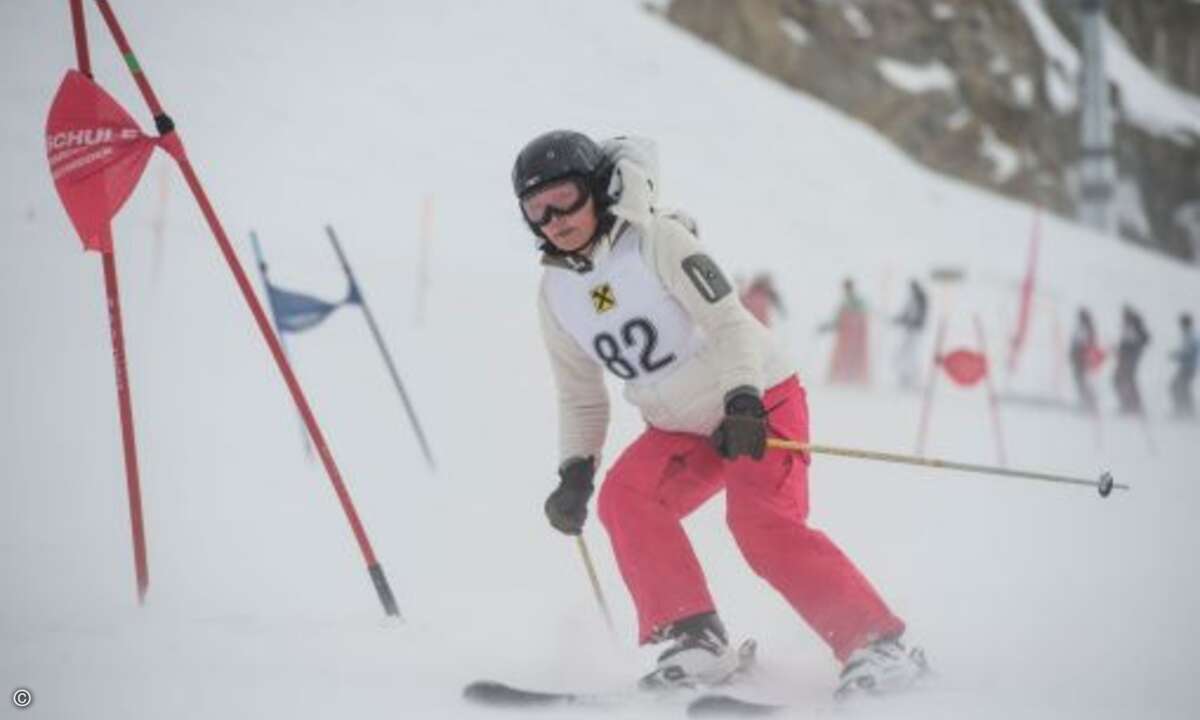 Gastgeberin Miriam Franke in voller Geschwindigkeit (SanDisk) (Foto: SanDisk / Marcel Lämmerhirt)
