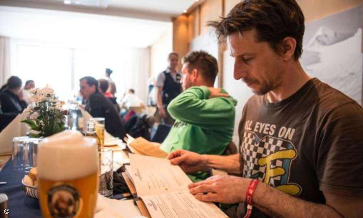 Die Karte geizte nicht mit kulinarischen Genüssen (Foto: SanDisk / Marcel Lämmerhirt)