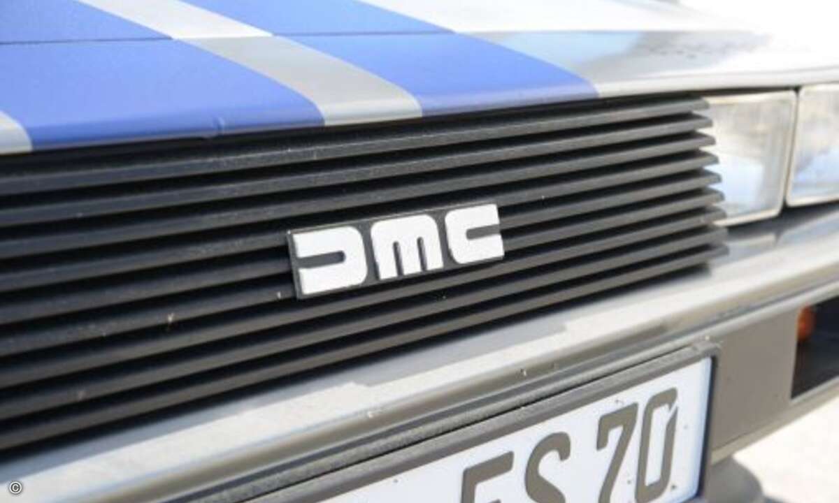 Der DeLorean hat von Vorne... (Foto: Agfeo)