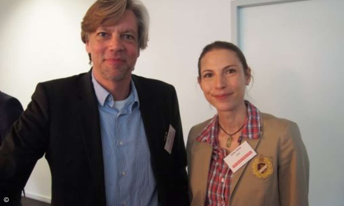 Maik Wetzel von Eset mit CRN-Redakteurin Ulrike Garlet (Foto: CRN)