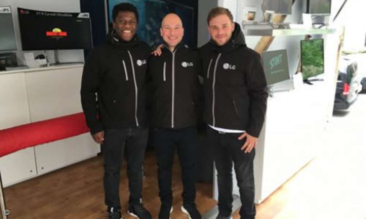 Die LG-Crew freut sich ebenso auf die Besucher (Foto: Redaktion CRN) ...